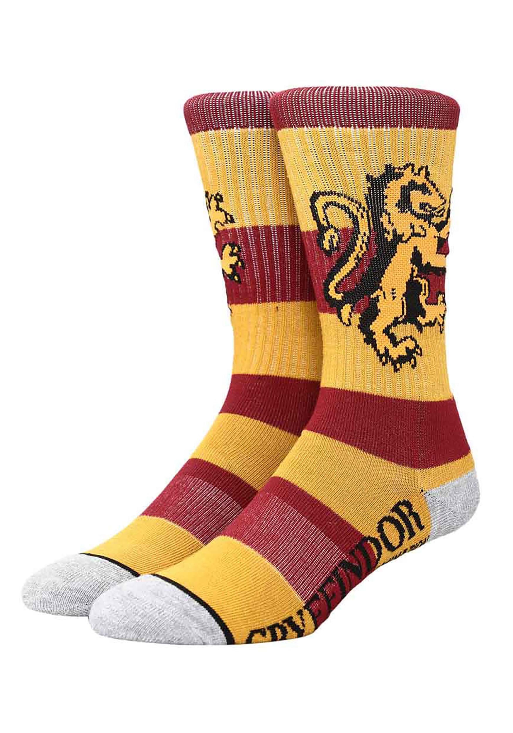 Gryffindor Harry Potter Rugby Stripe Crew Socks