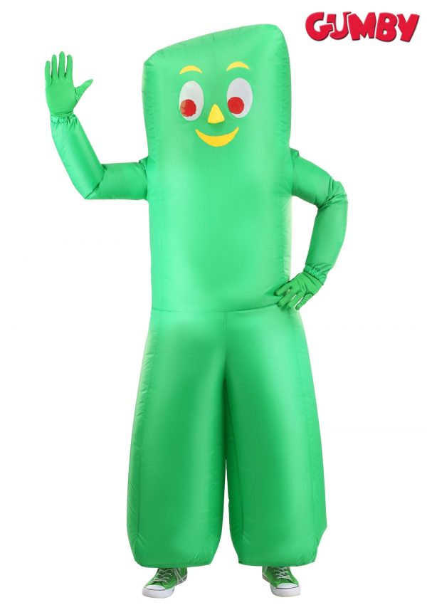 Gumby Costume Inflatable Adult