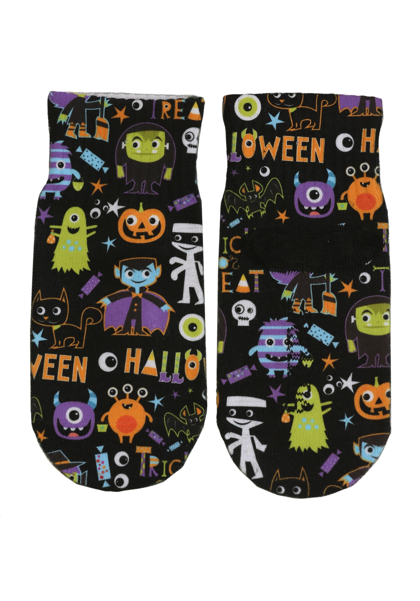 Halloween Monsters Kids Ankle Socks
