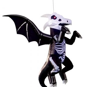 Hanging 5FT Skeleton Dragon Inflatable Decoration