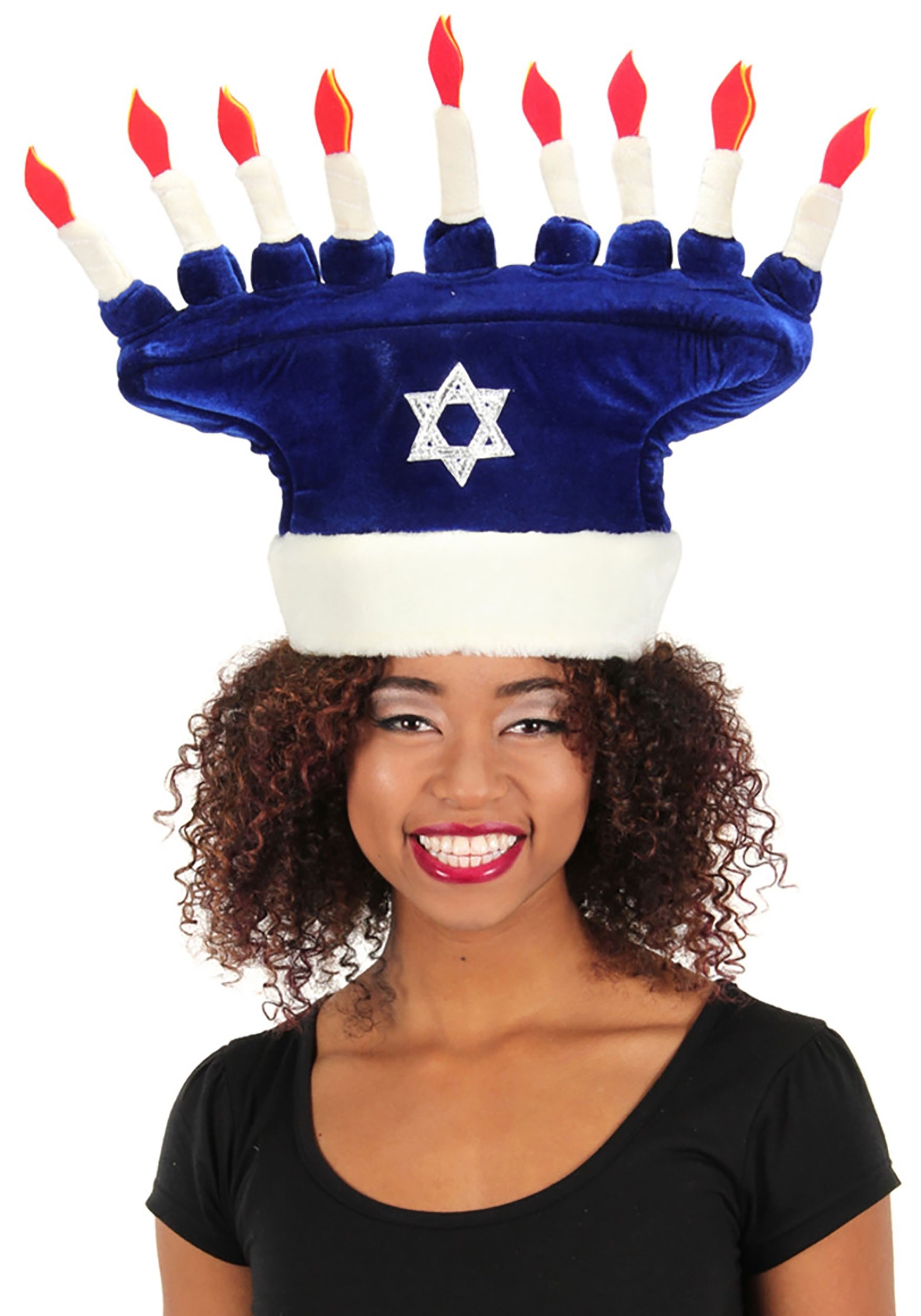 Happy Chanukah Plush Costume Hat
