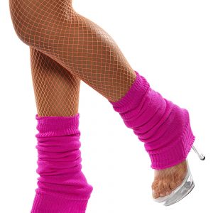 Hot Pink Retro Leg Warmers