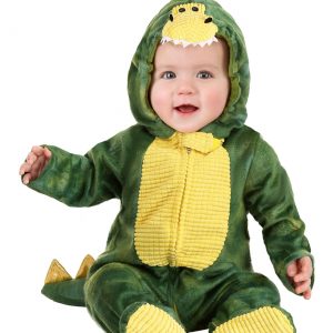 Infant Sleepy Green Dino Costume