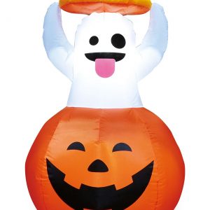Inflatable 5FT Ghost in Pumpkin Prop