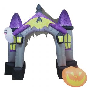Inflatable 9 Foot Haunted House Archway Decoration