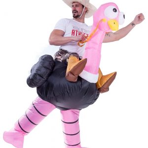 Inflatable Adult Ostrich Ride-On Costume