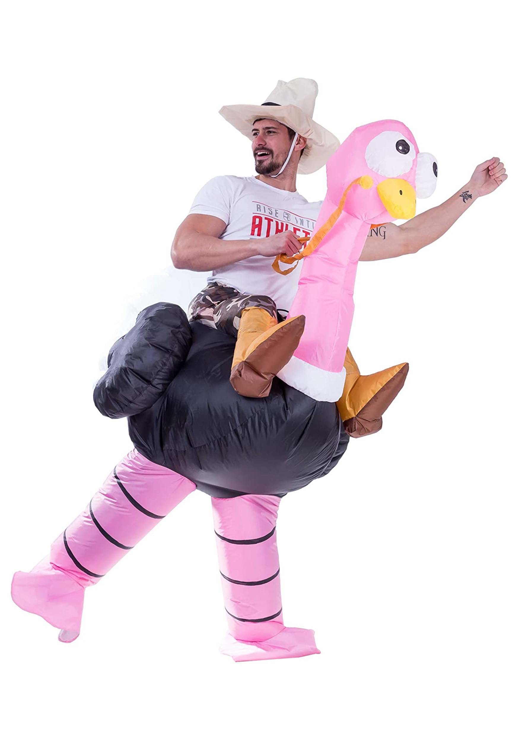 Inflatable Adult Ostrich Ride-On Costume