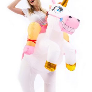 Inflatable Adult Unicorn Ride-On Costume