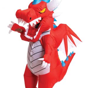 Inflatable Angry Dragon Adult Costume