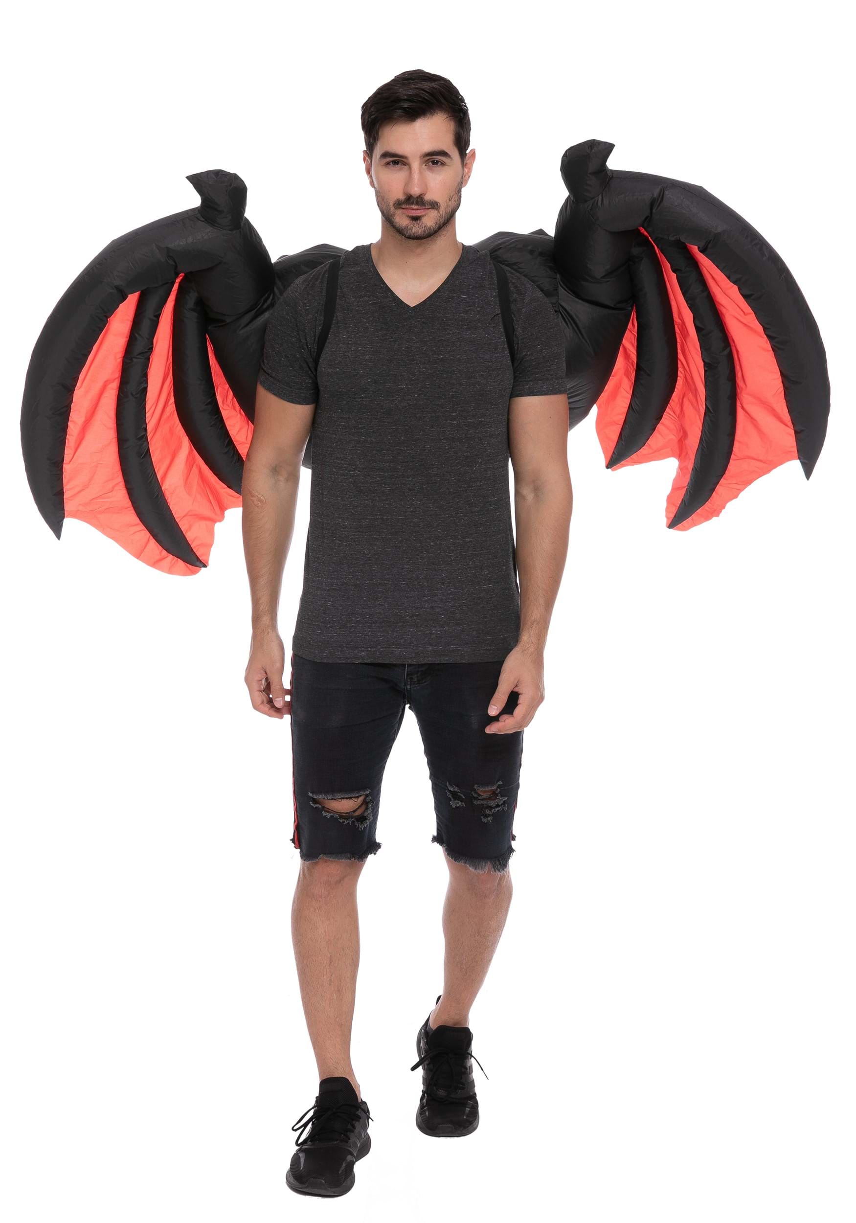 Inflatable Back Demon Wings
