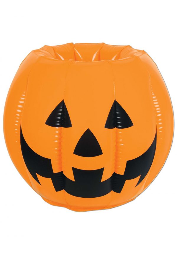 Inflatable Jack-O-Lantern Decorative Cooler