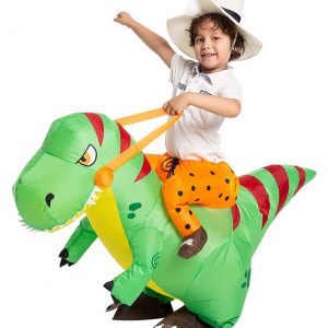 Inflatable Kids T-Rex Ride-On Costume