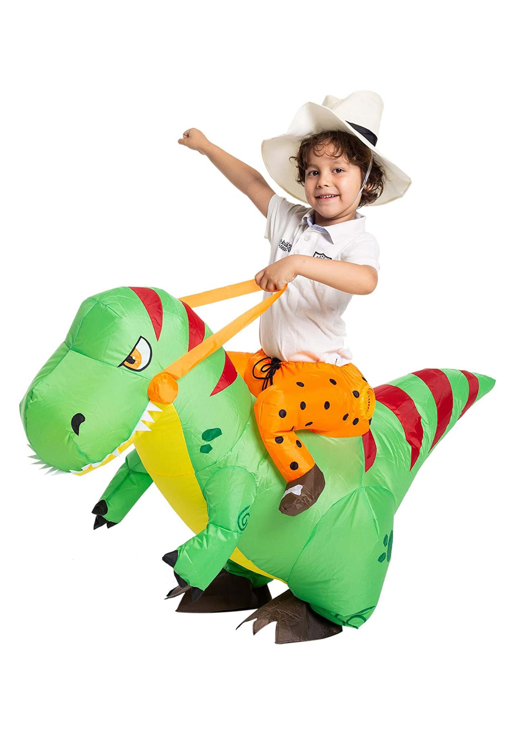 Inflatable Kids T-Rex Ride-On Costume