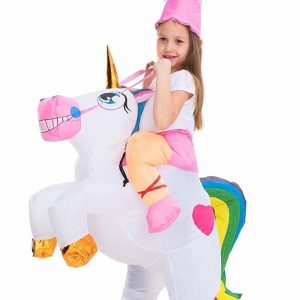 Inflatable Kids Unicorn Ride-On Costume