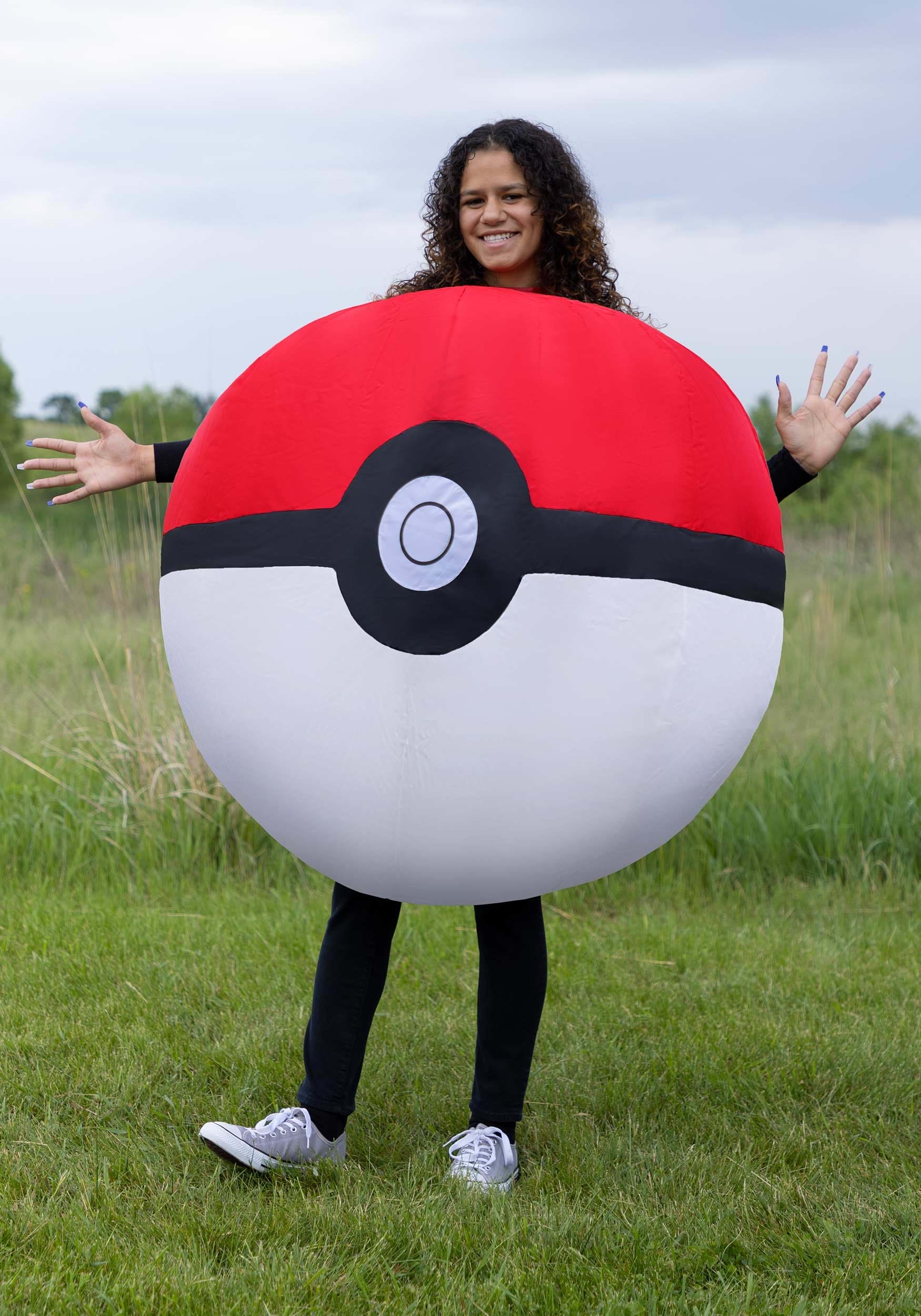 Inflatable Poke Ball Costume for Adults