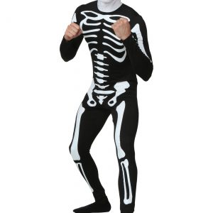 Karate Kid Skeleton Costume Suit