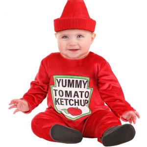 Ketchup Bottle Costume for Infants