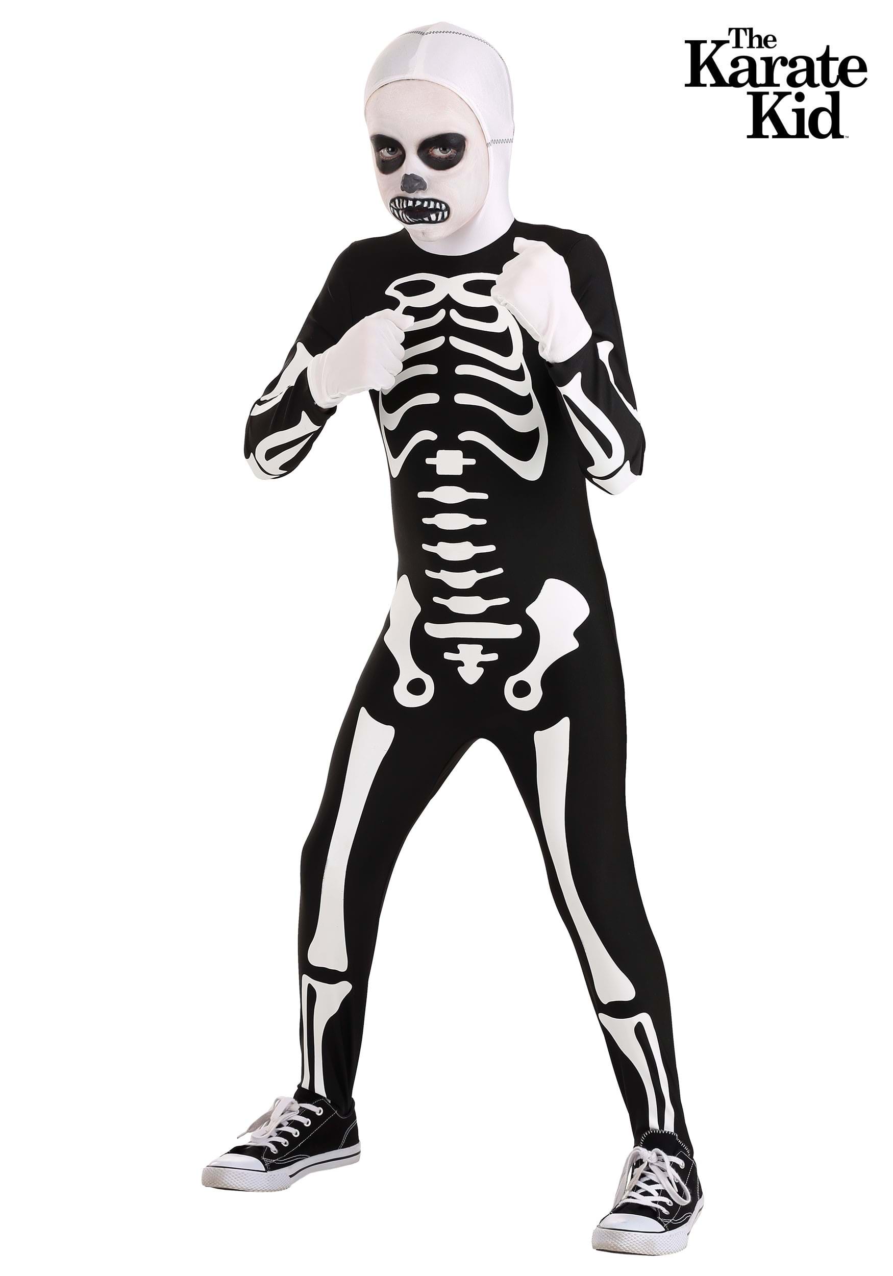 Kid’s Authentic Karate Kid Skeleton Suit