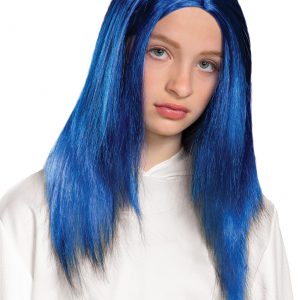 Kids Billie Eilish Blue Wig