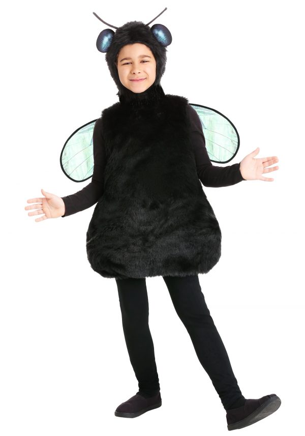 Kid's Black Fly Costume
