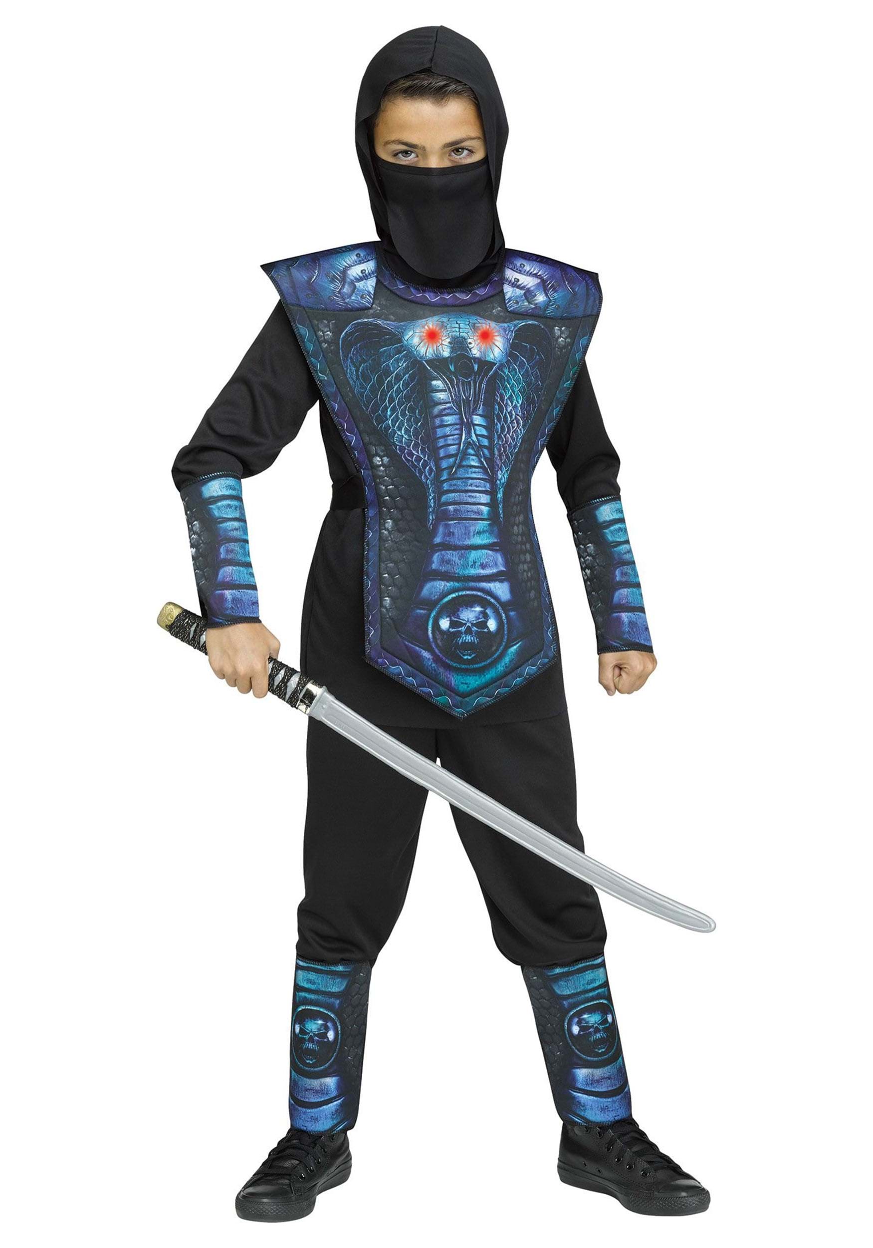 Kid’s Blue Cobra Ninja Costume
