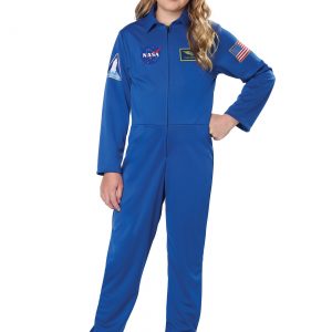 Kids Blue Jumpsuit Costume NASA