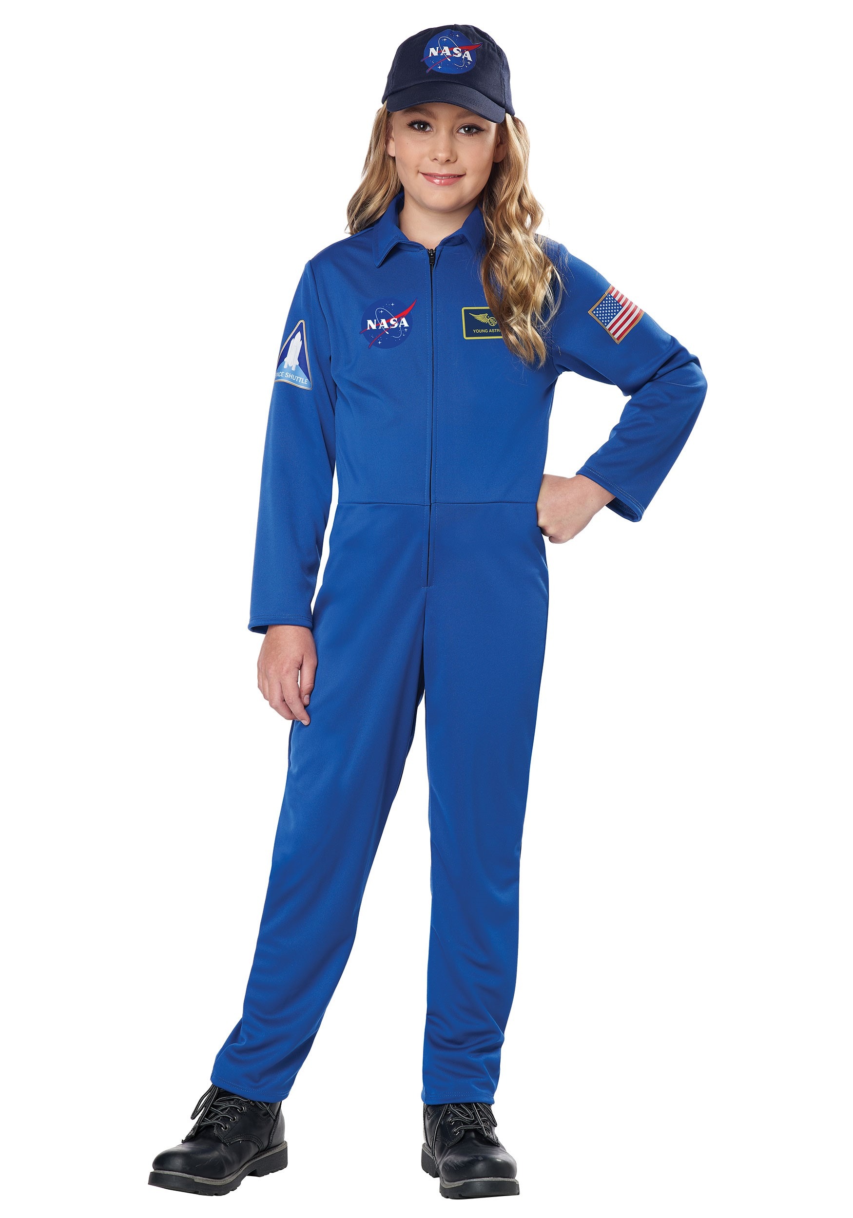 Kids Blue Jumpsuit Costume NASA
