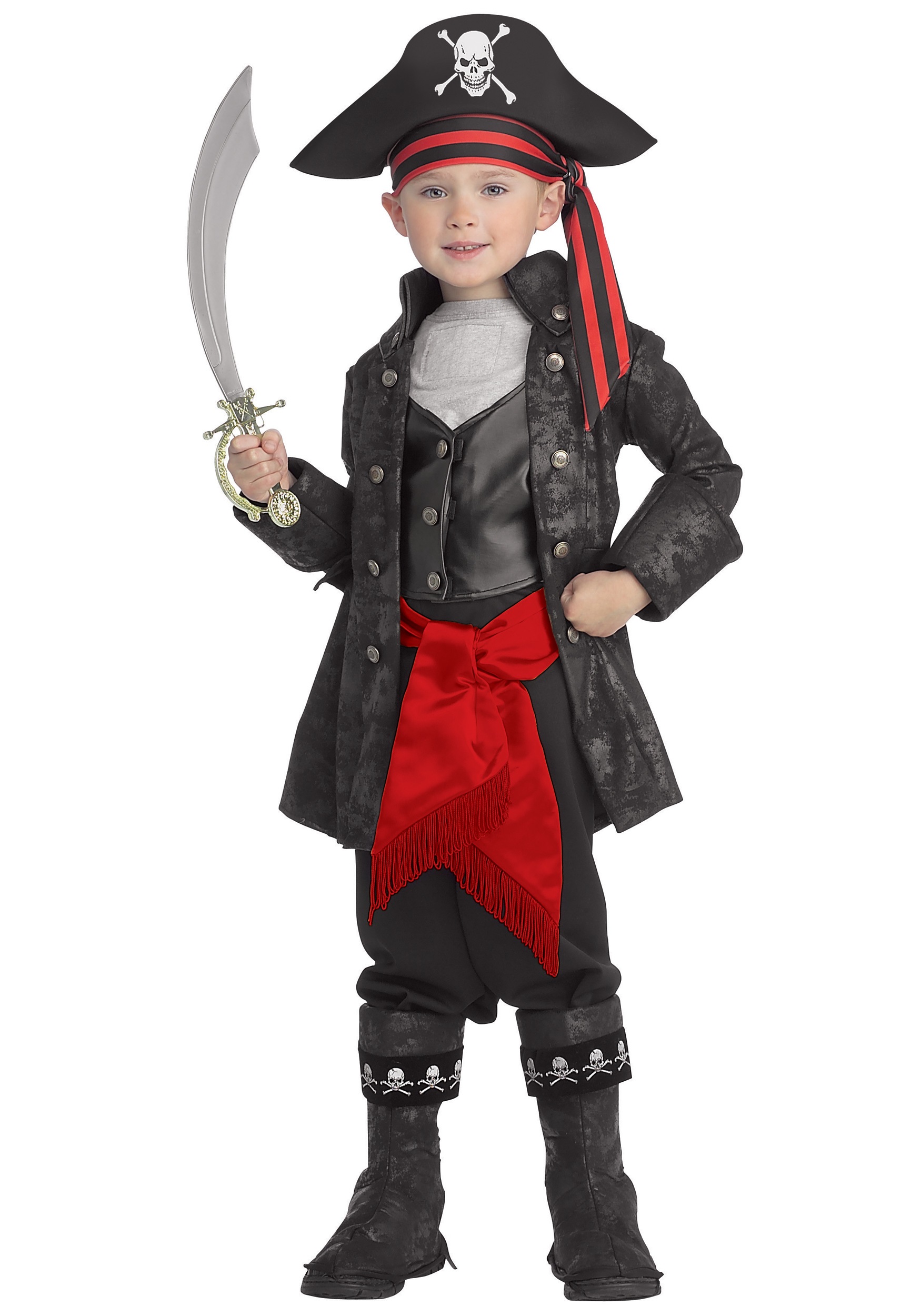 Kid’s Captain Black Pirate Costume