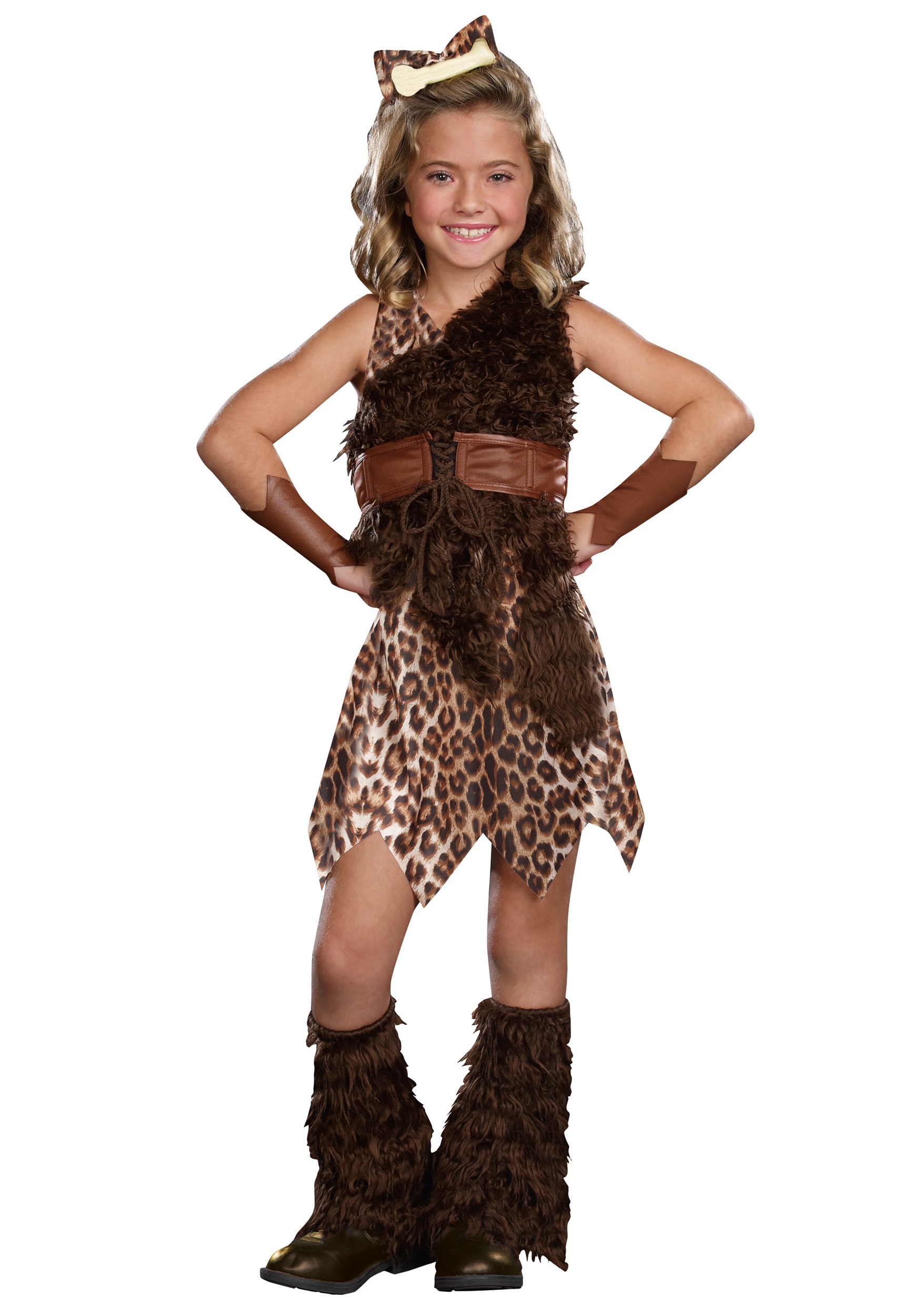 Kids Cave Girl Cutie Costume