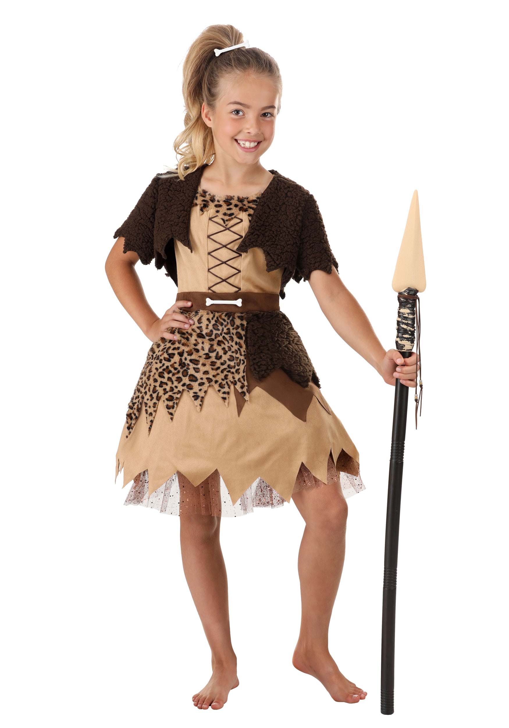 Kid’s Cavegirl Dress Costume
