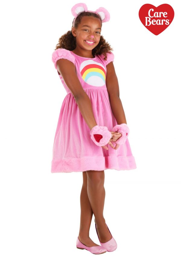 Kid's Cheer Bear Party Dress Costume