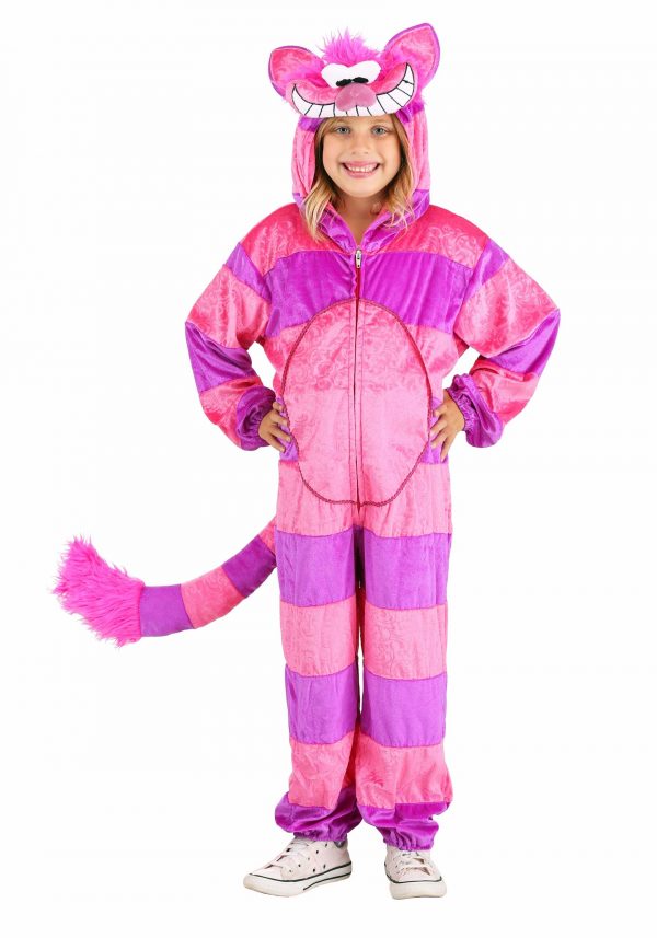 Kid's Cheshire Cat Jumpsuit Costume