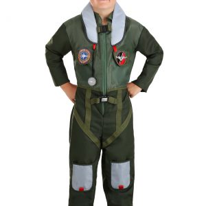 Kid's Daring Fighter Pilot Costume