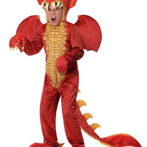 Kids Deluxe Red Dragon Costume