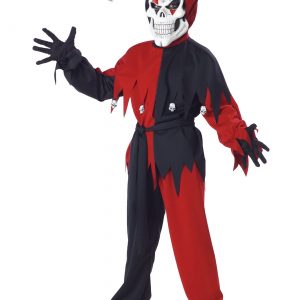 Kid's Evil Jester Costume