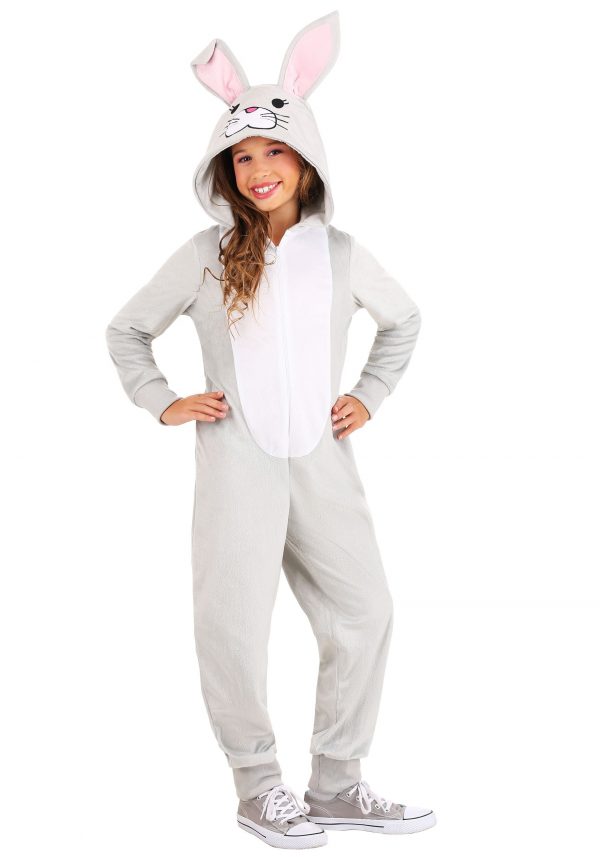 Kid's Funny Bunny Onesie Costume
