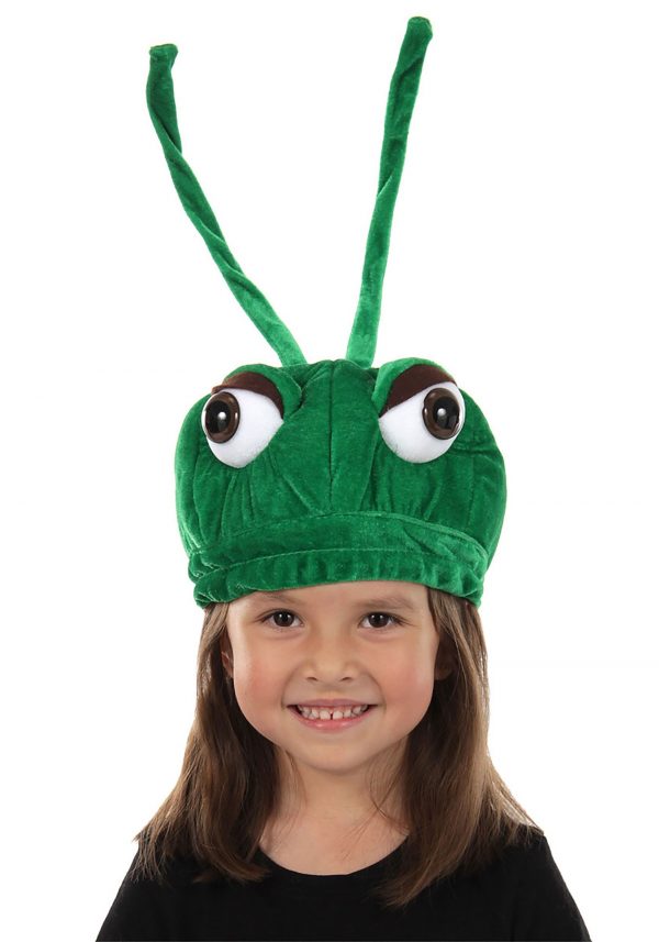Kids Grasshopper Plush Costume Hat