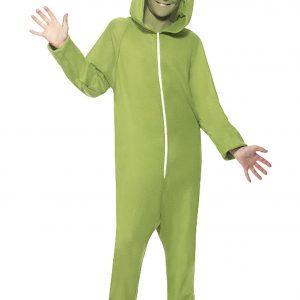 Kid's Green Alien Jumpsuit Costume