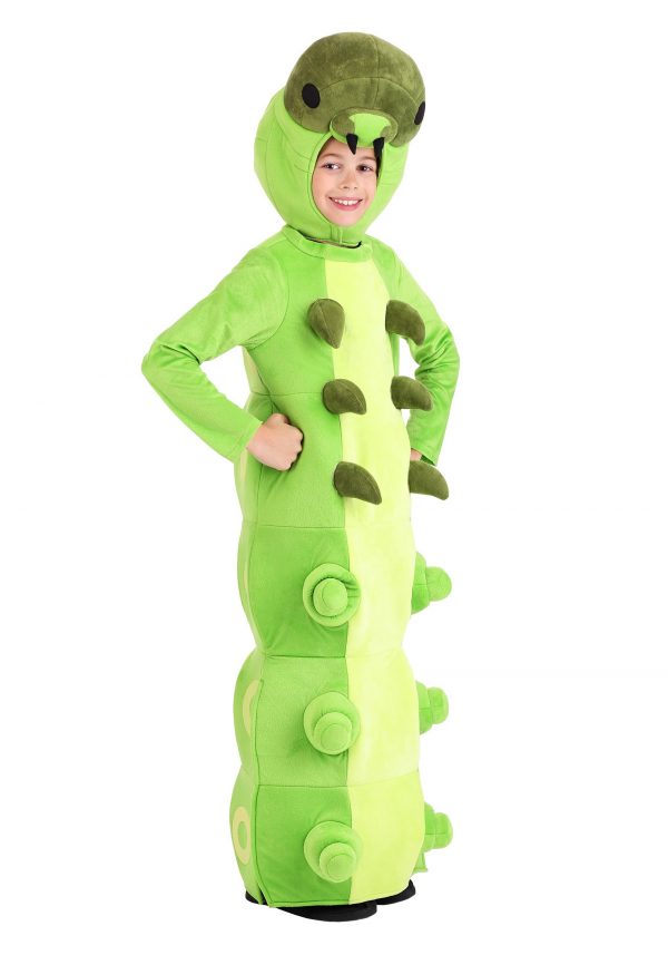 Kid's Green Caterpillar Costume