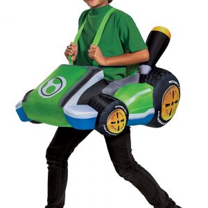 Kids Inflatable Yoshi Kart Costume