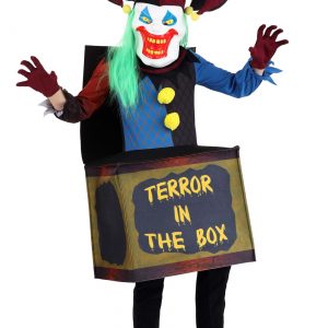 Kid's Jack in the Box Clown Costume