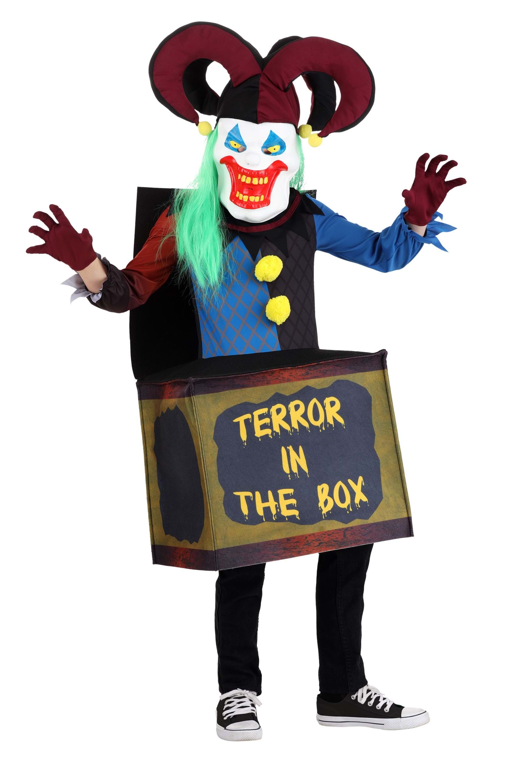 Kid’s Jack in the Box Clown Costume