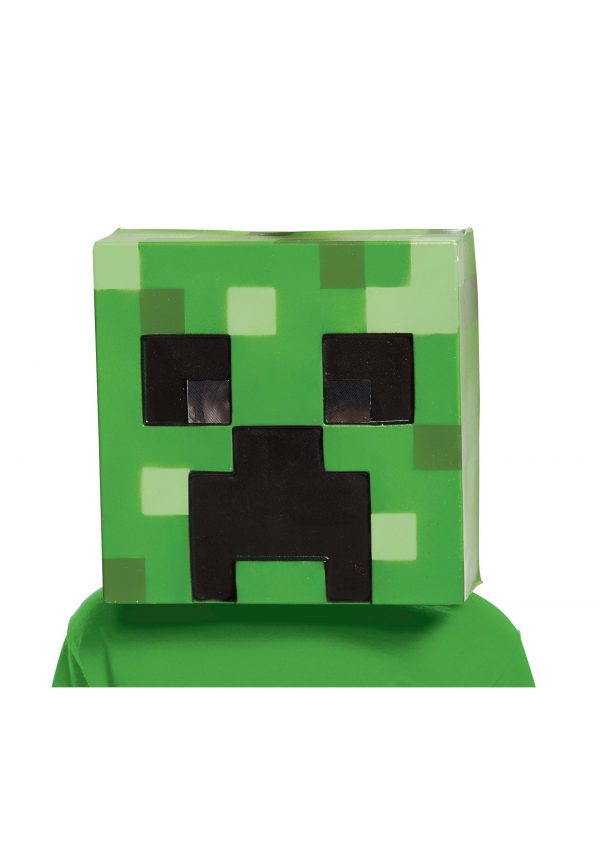 Kid's Minecraft Creeper Vacuform Mask