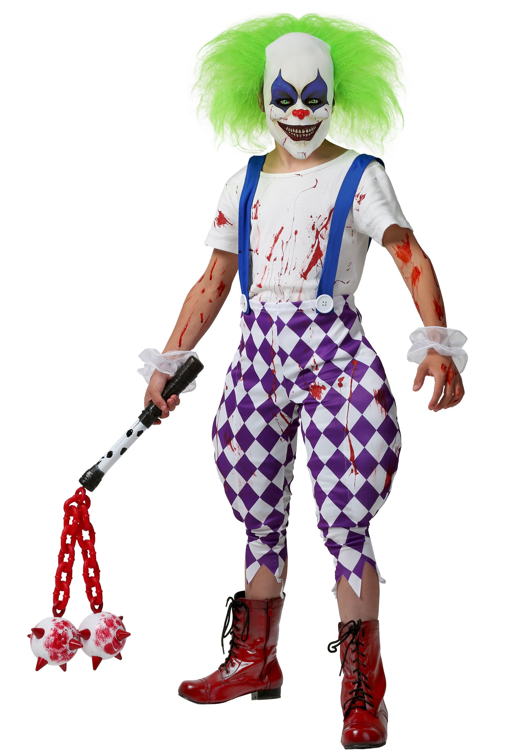 Kids Nightmare Clown Costume