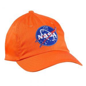 Kid's Orange Astronaut Cap