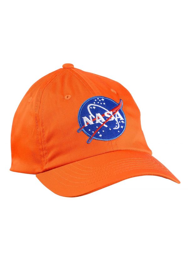 Kid's Orange Astronaut Cap