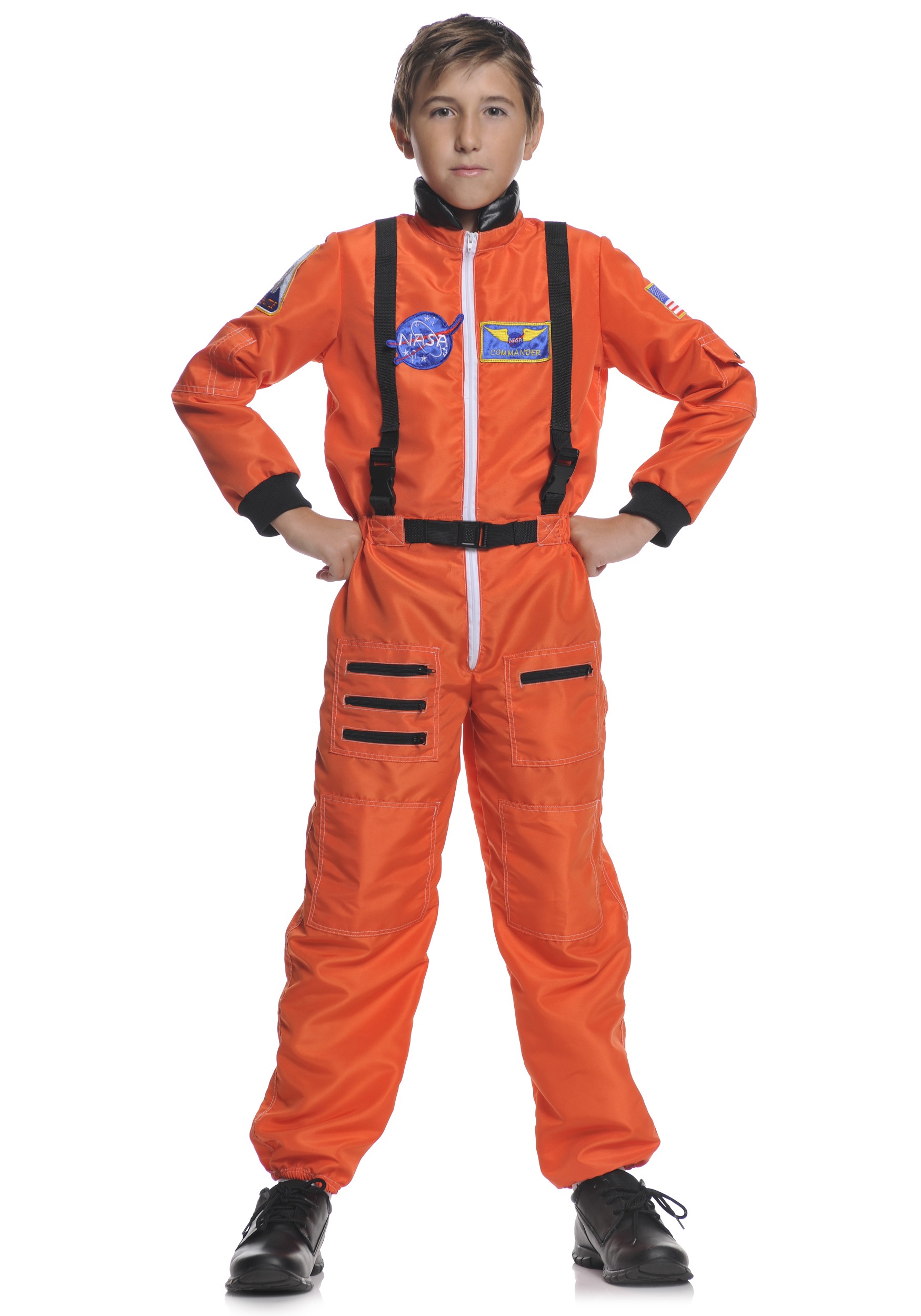 Kid’s Orange Astronaut Costume