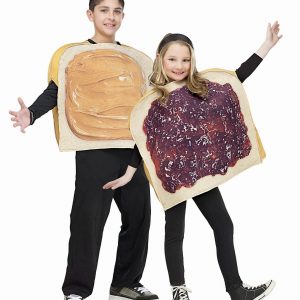 Kids Peanut Butter and Jelly Costume