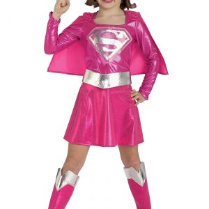 Kid's Pink Supergirl Costume