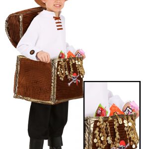 Kids Pirate Chest Candy Catcher Costume